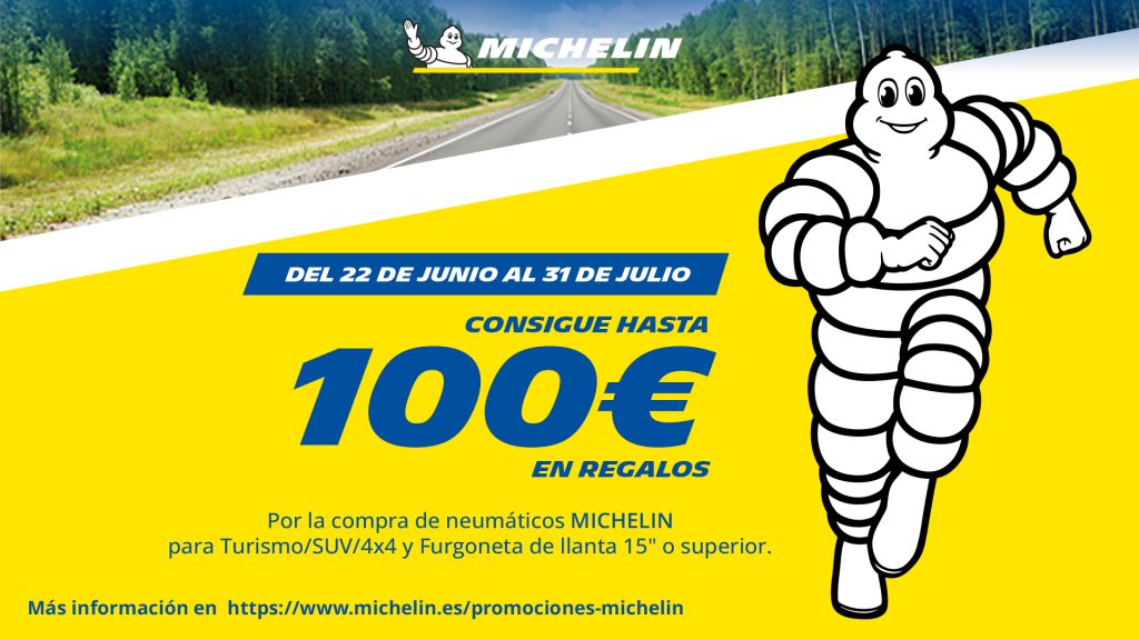 Oferta Michelin hasta 100€ en regalos